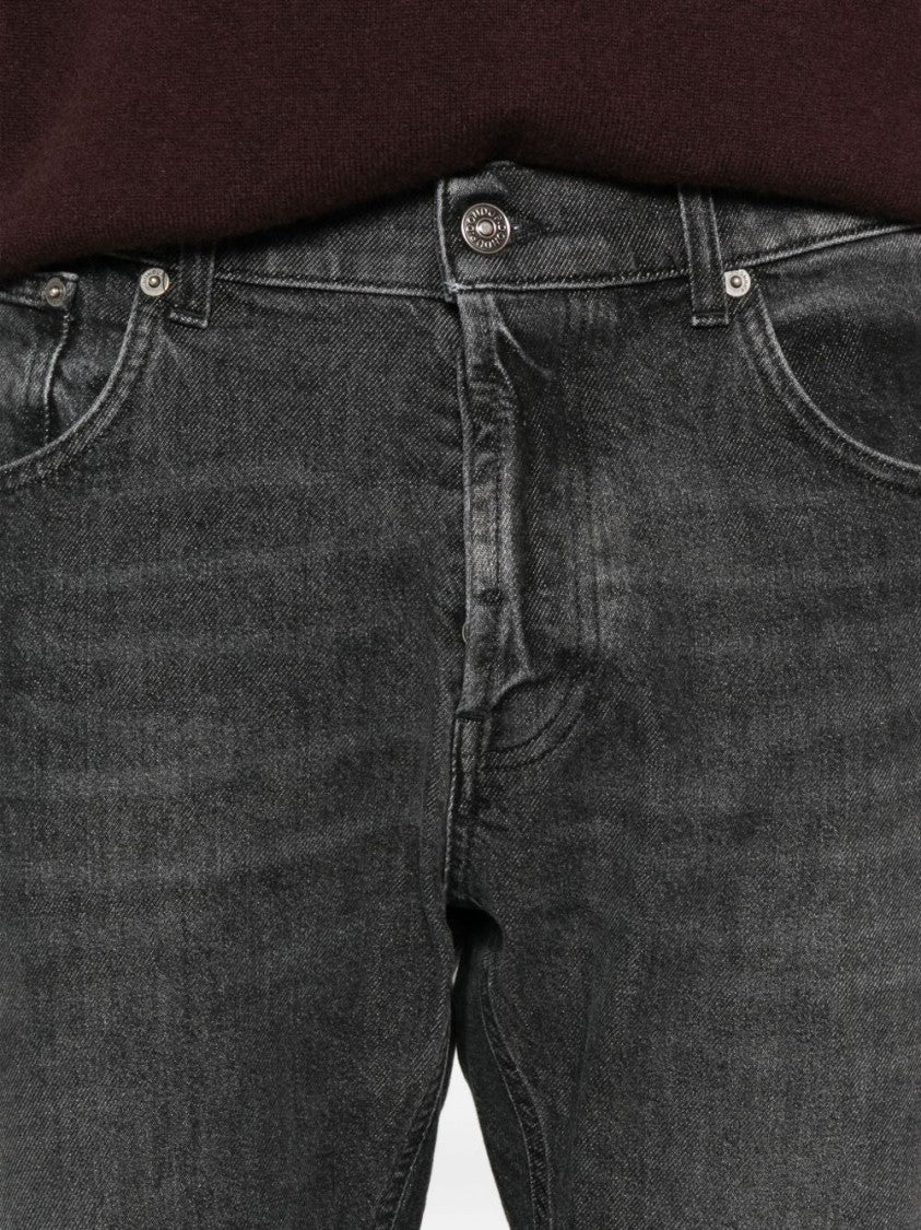 Dondup Straight-Leg Denim Jeans With Traditional Five-Pocket Design