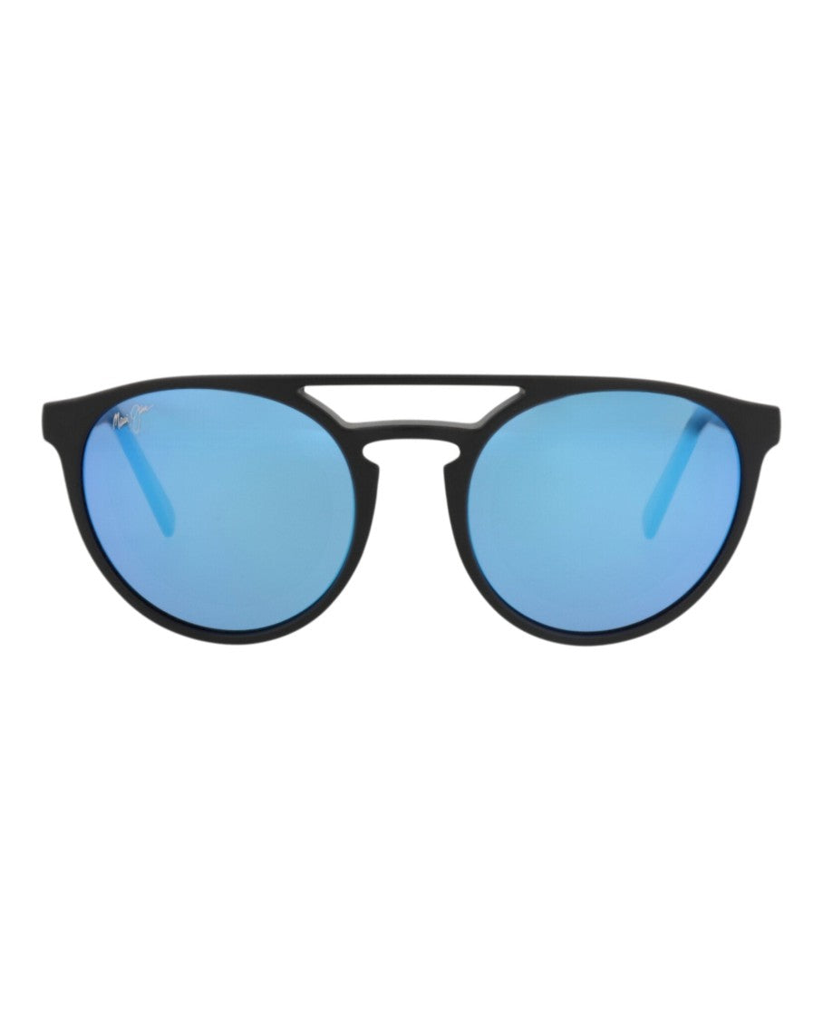 Maui Jim Round-Frame Injection Sunglasses