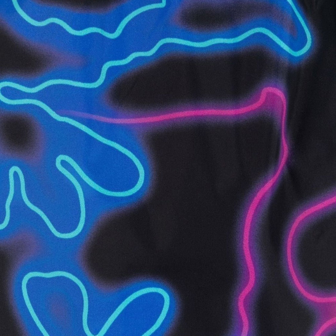 Valentino Neon-Print Swim Shorts