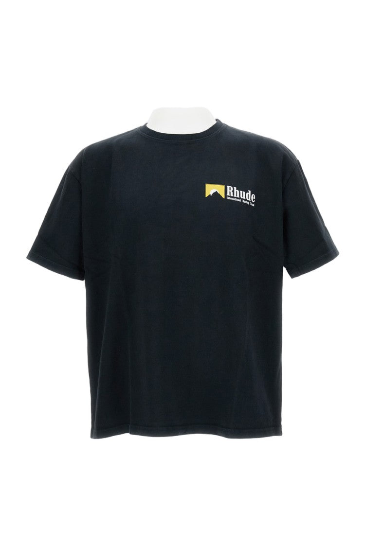 Rhude Oversized Crew Neck T-Shirt With Bold Print