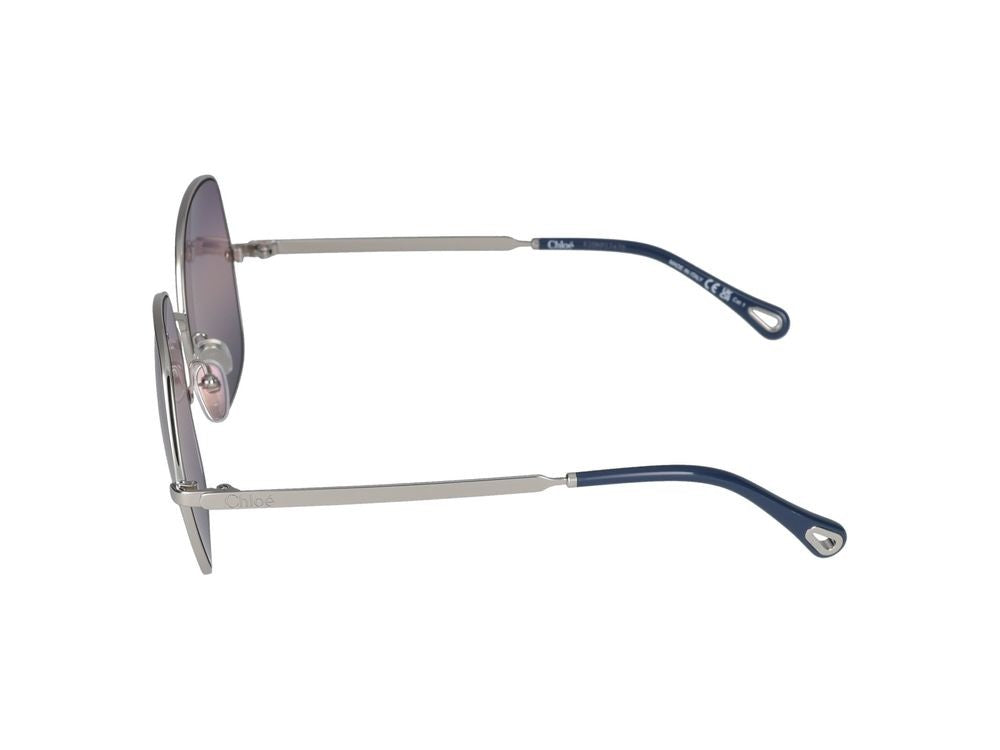 Chloé Sunglasses Ch0282s 003 Silver Silver Violet 60/17/140