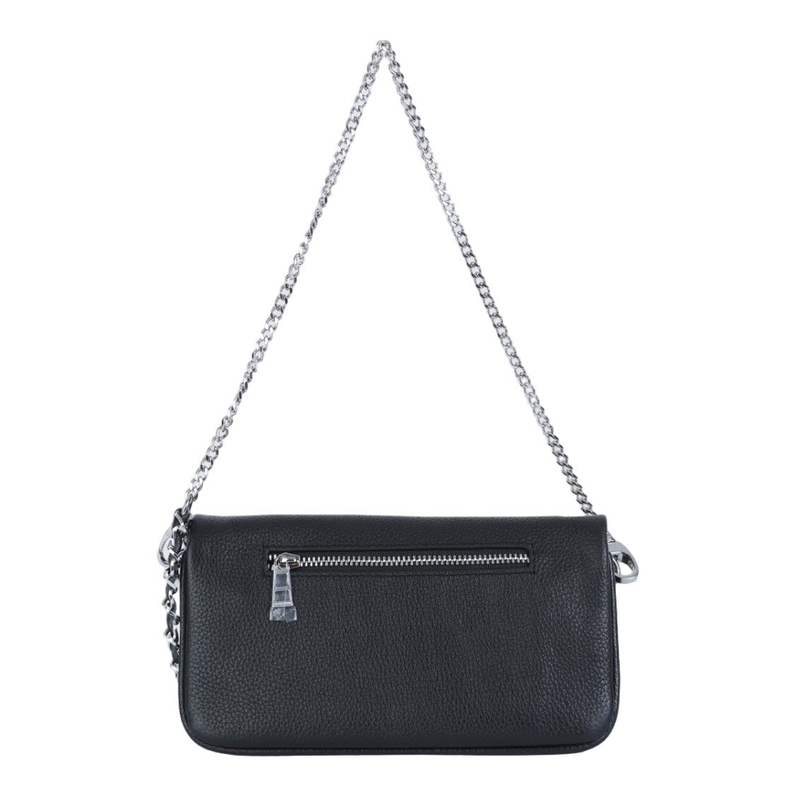 Zadig & Voltaire Textured Leather-Like Black Bag