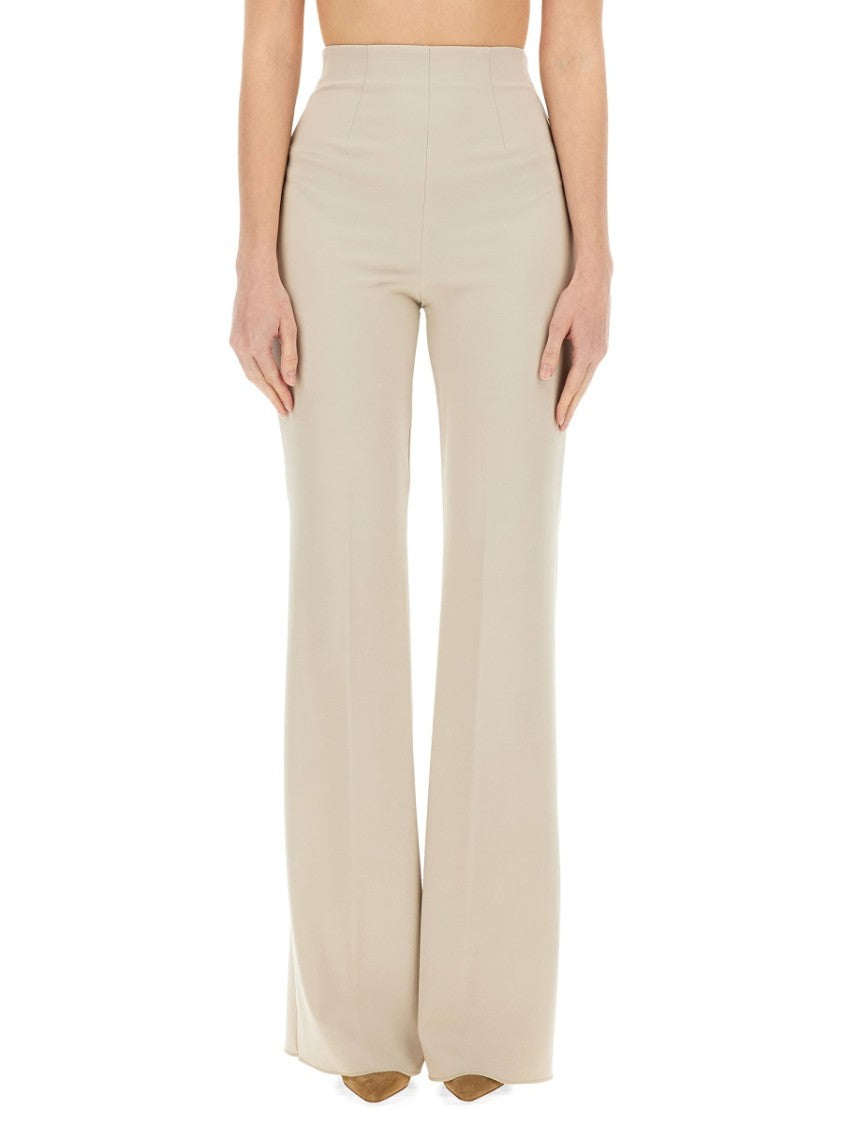Sportmax High-Waisted Wide-Leg Pants With Tailored Finish
