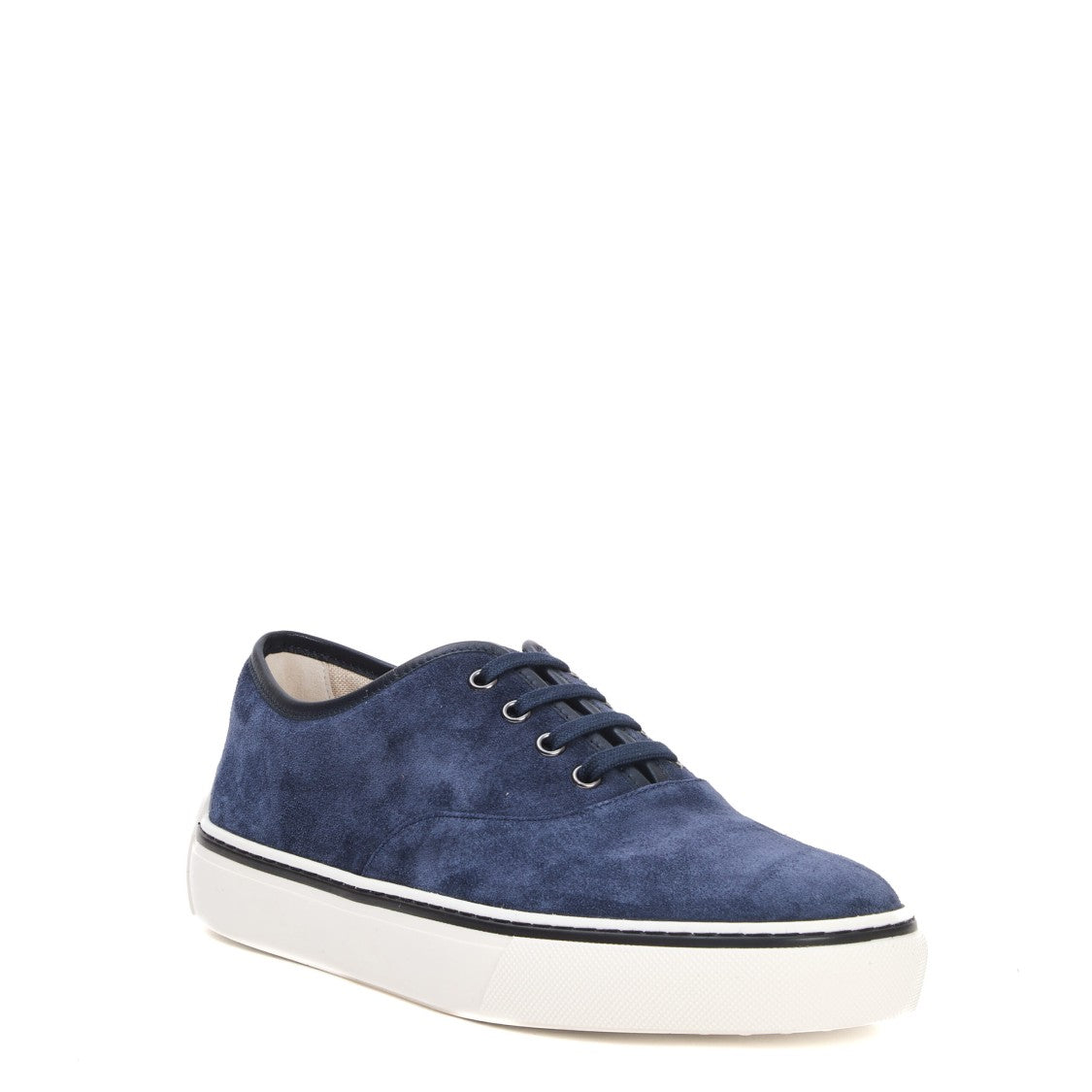 Tod's Cassetta Suede Blue Sneakers