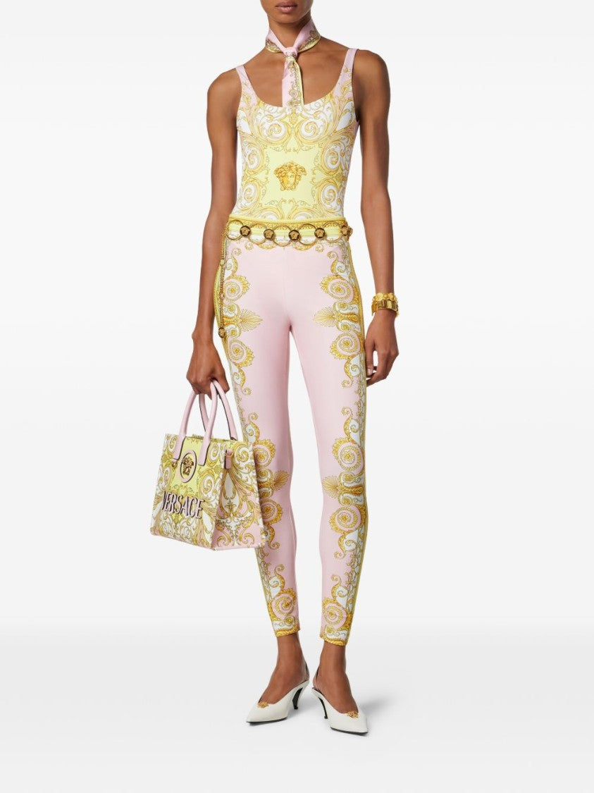 Versace Ornate Baroque Print One-Piece Swimsuit