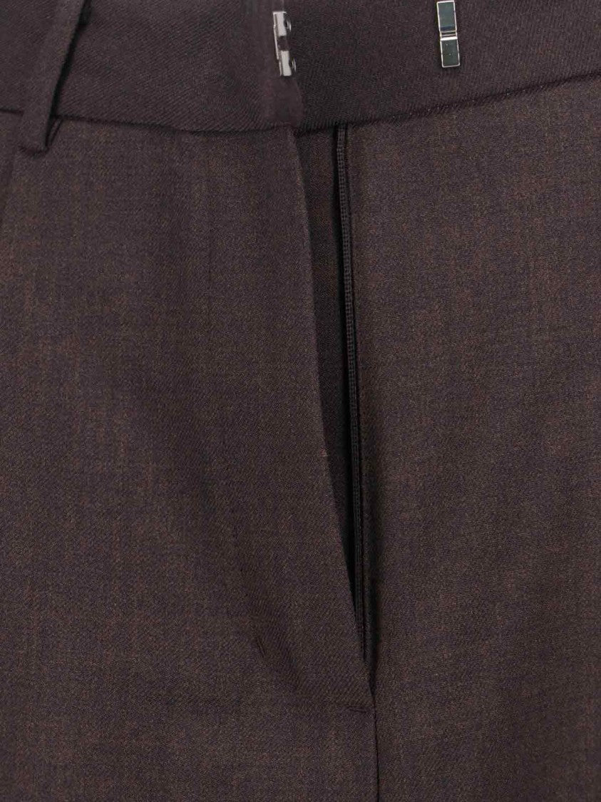 Low Classic Cotton-Blend Pants – Brown