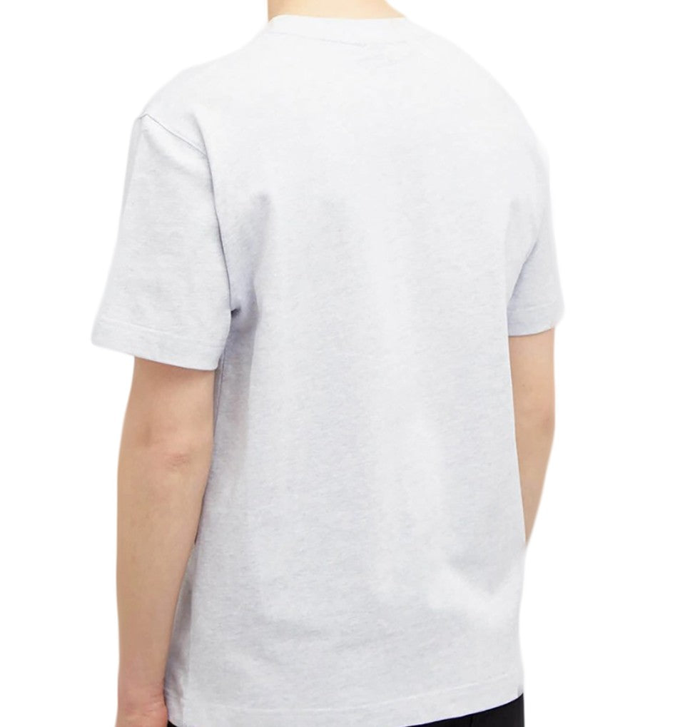 Jacquemus White Crew Neck T-Shirt With Subtle Logo