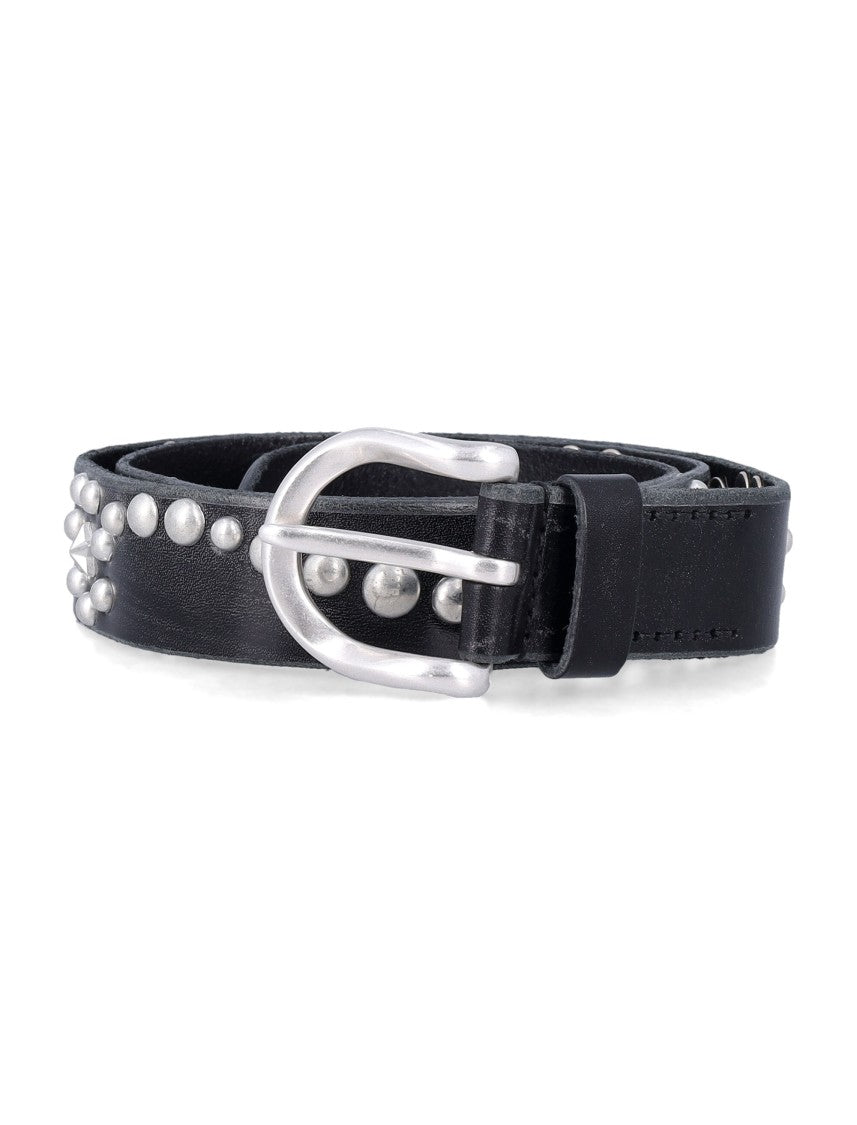 Our Legacy Star Fall Belt In Leather