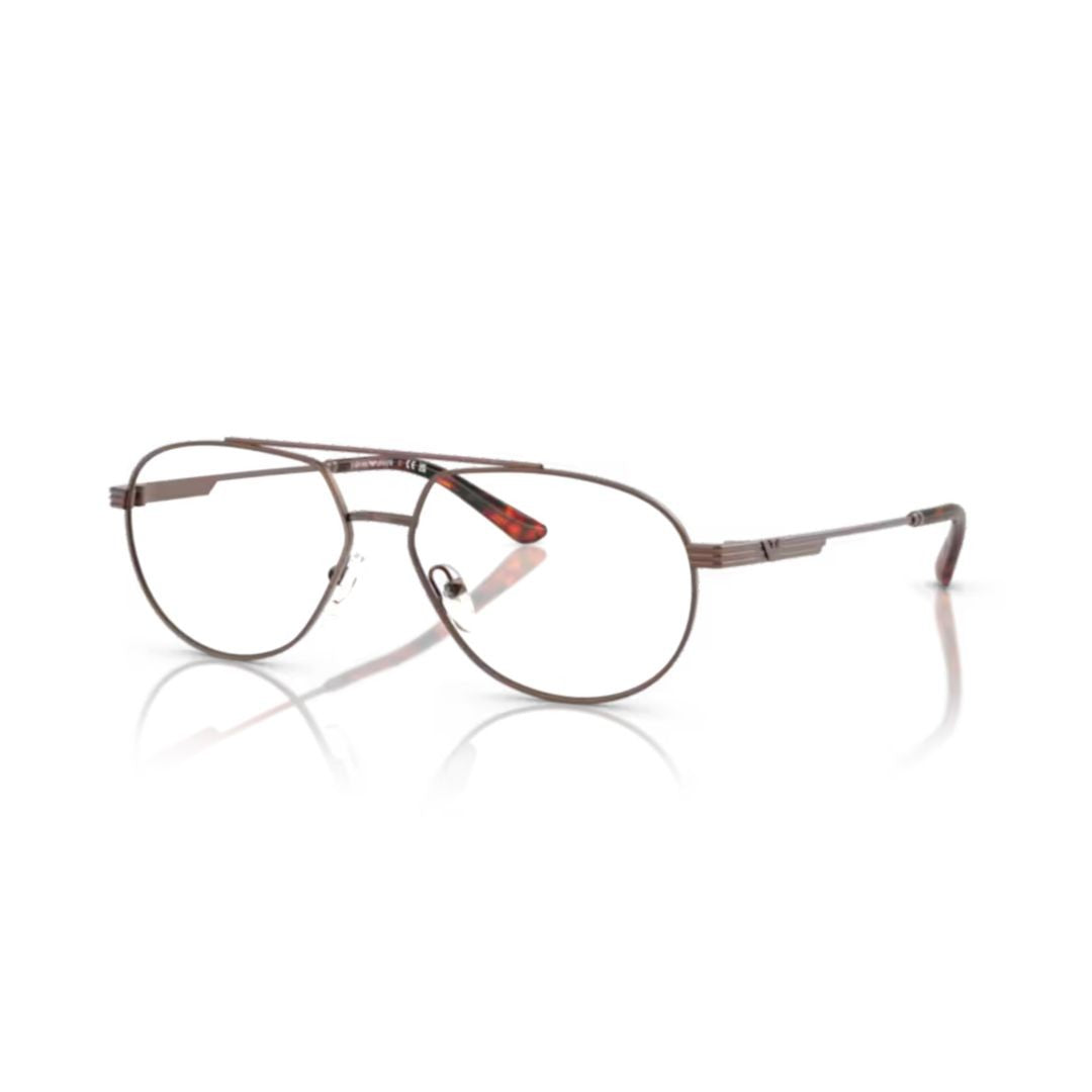 Emporio Armani 0Ea1165 Double Bridge Thin Metal Eyeglasses