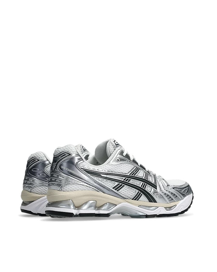 Asics White/Graphite Grey Gel-Kayano 14 Sneakers