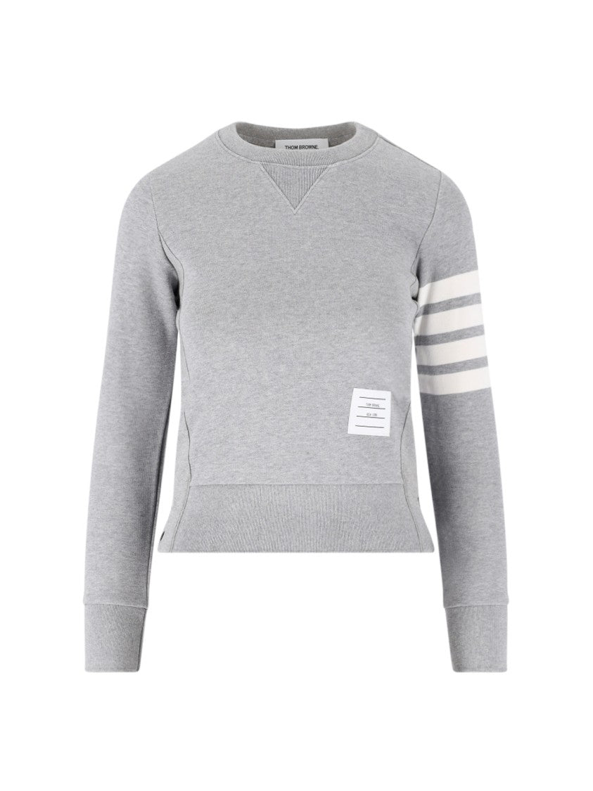Thom Browne 4-Bar' Crewneck Sweatshirt – Grey