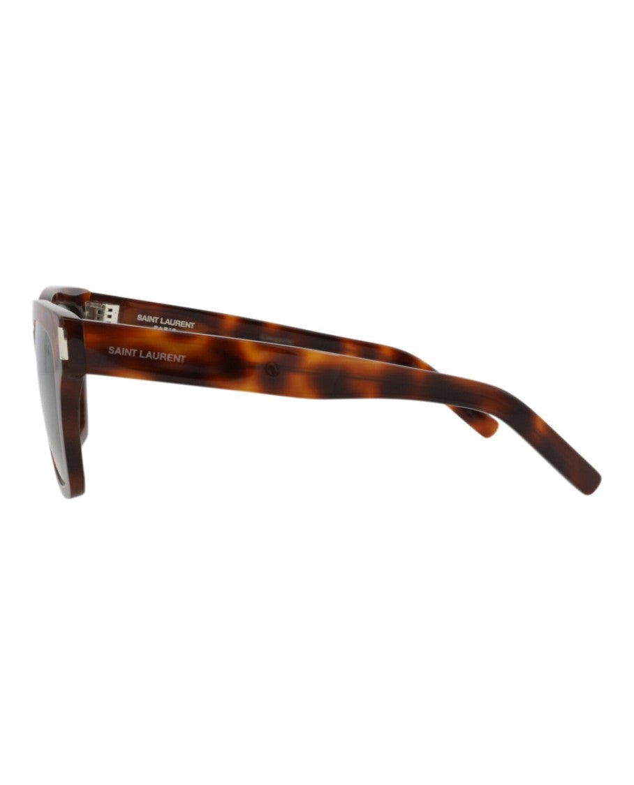 Saint Laurent Square-Frame Tortoiseshell Acetate Sunglasses