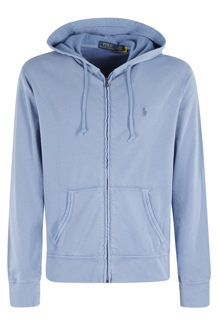 Polo Ralph Lauren Lightweight Cotton Long Sleeve Knit With Drawstring Hood