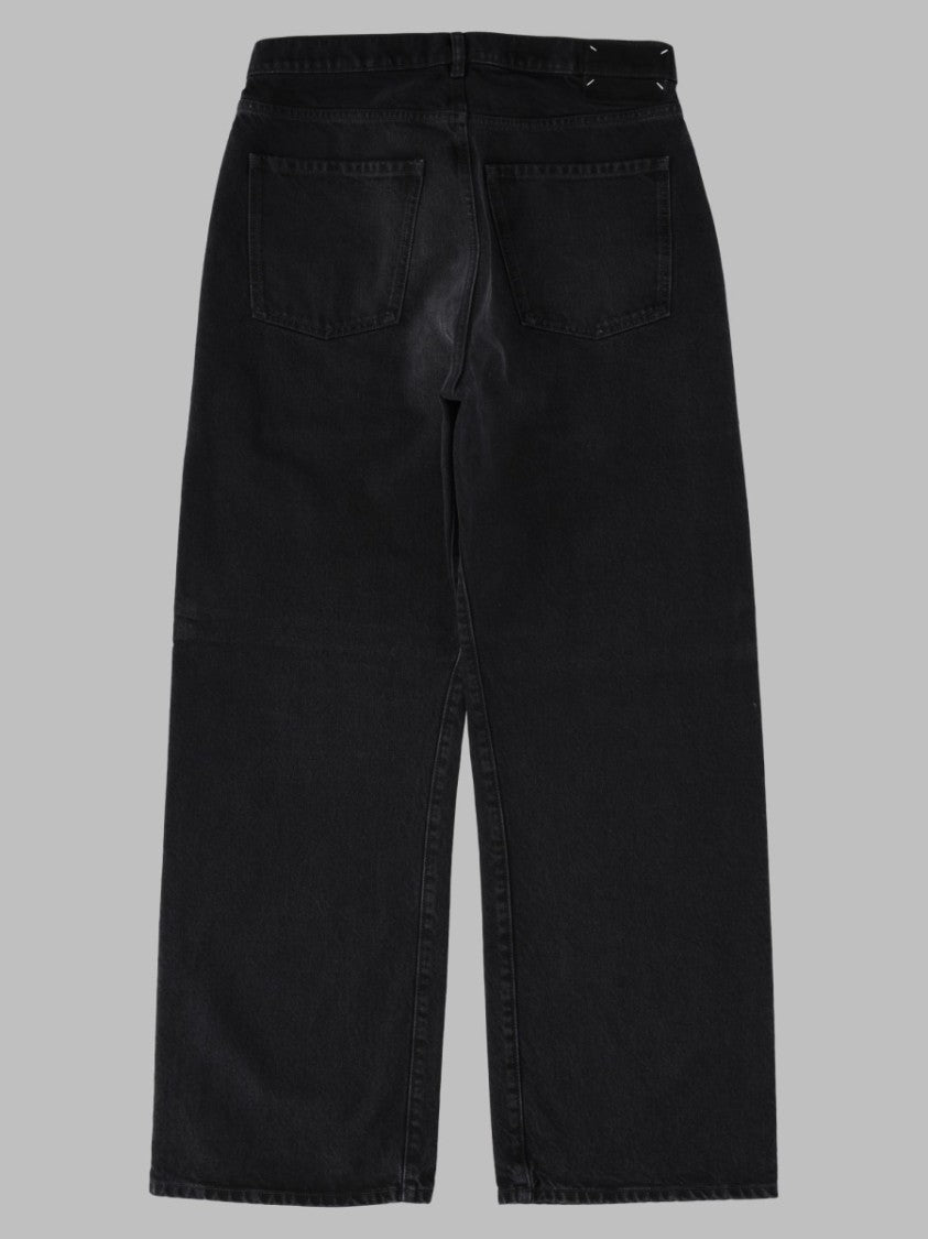 Maison Margiela Wide-Leg High-Waisted Trousers With Classic Five-Pocket Design