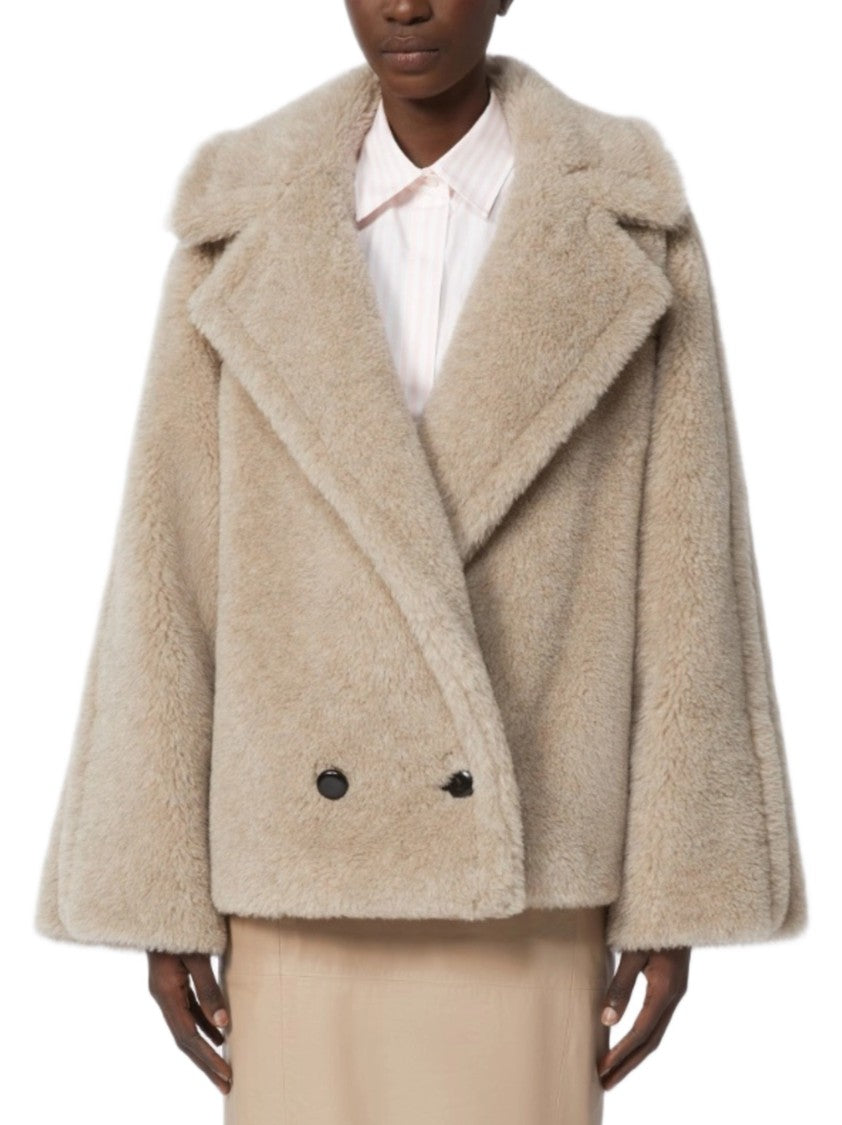 Max Mara Short Teddy Bear Texture Jacket