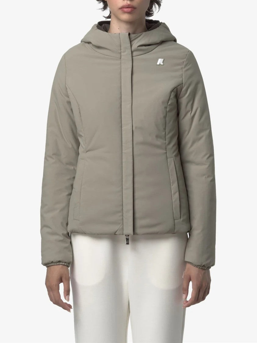 K-Way Black Lily St Warm Nylon Jacket