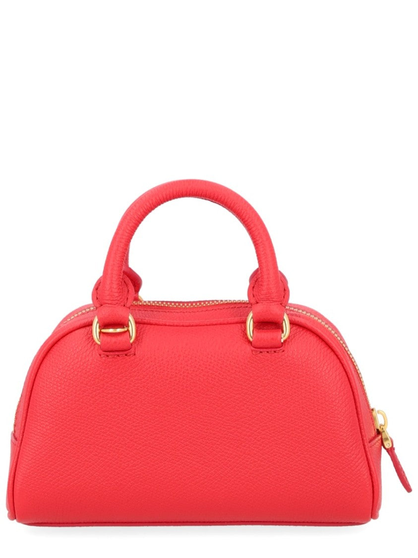 Valentino Garavani Mini Bauletto Handbag With Gold-Tone Logo Detail