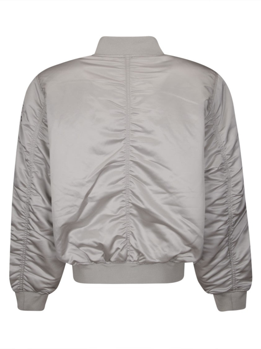 Alpha Industries Bomber Jacket With Zip Front Closure