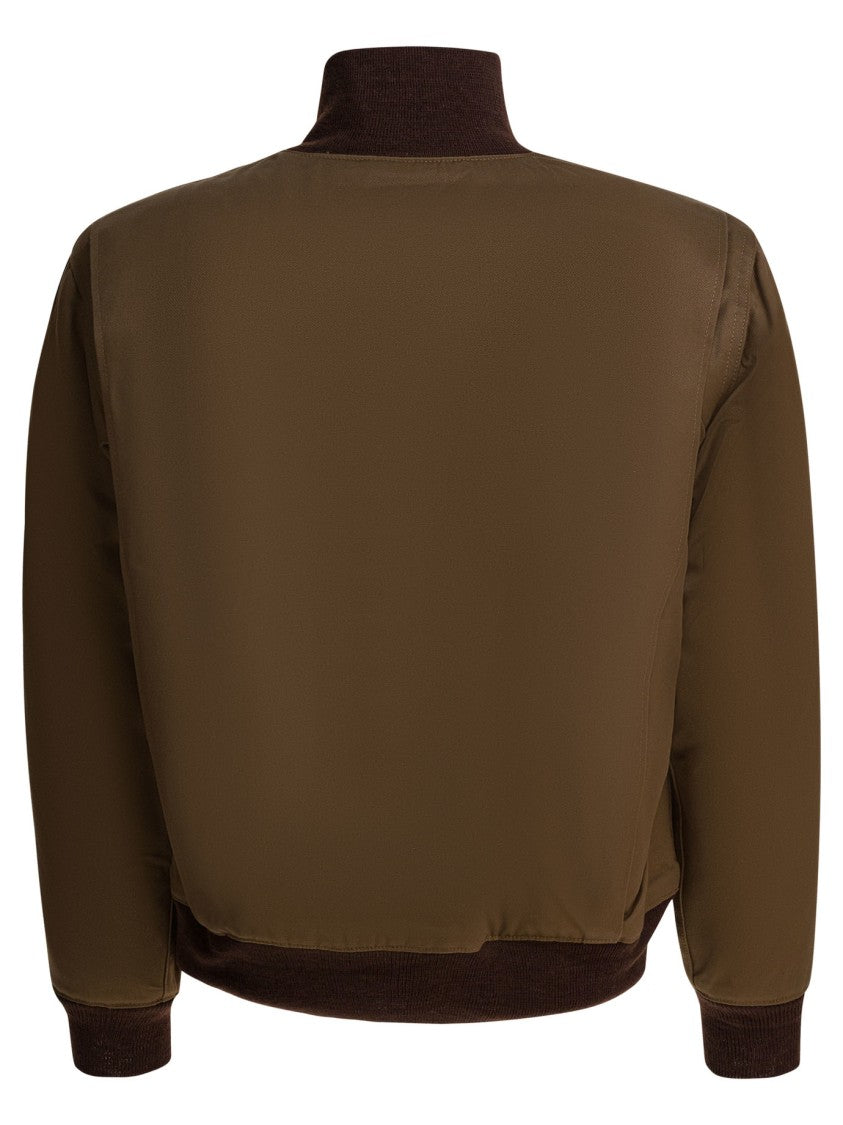 Buzz Rickson's Brown Cotton Bomber Jacket