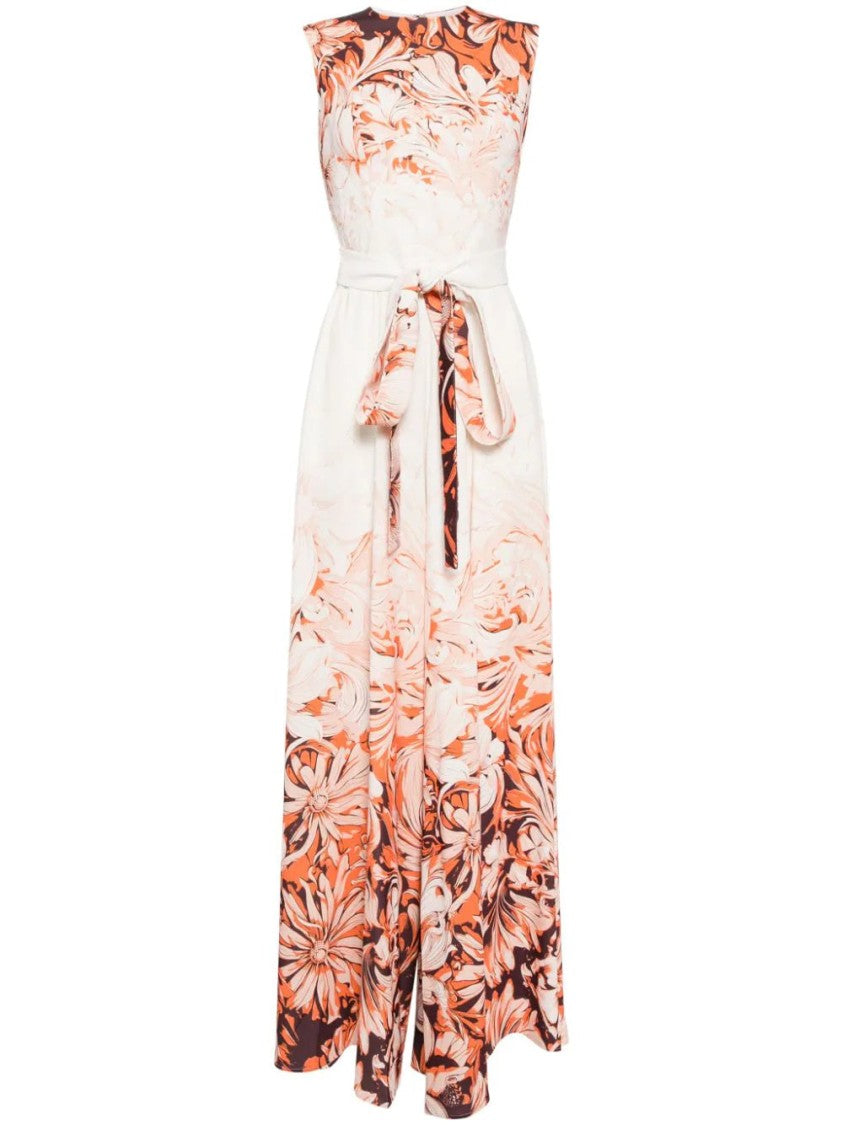 Saiid Kobeisy Crepe Printed Jumpsuit
