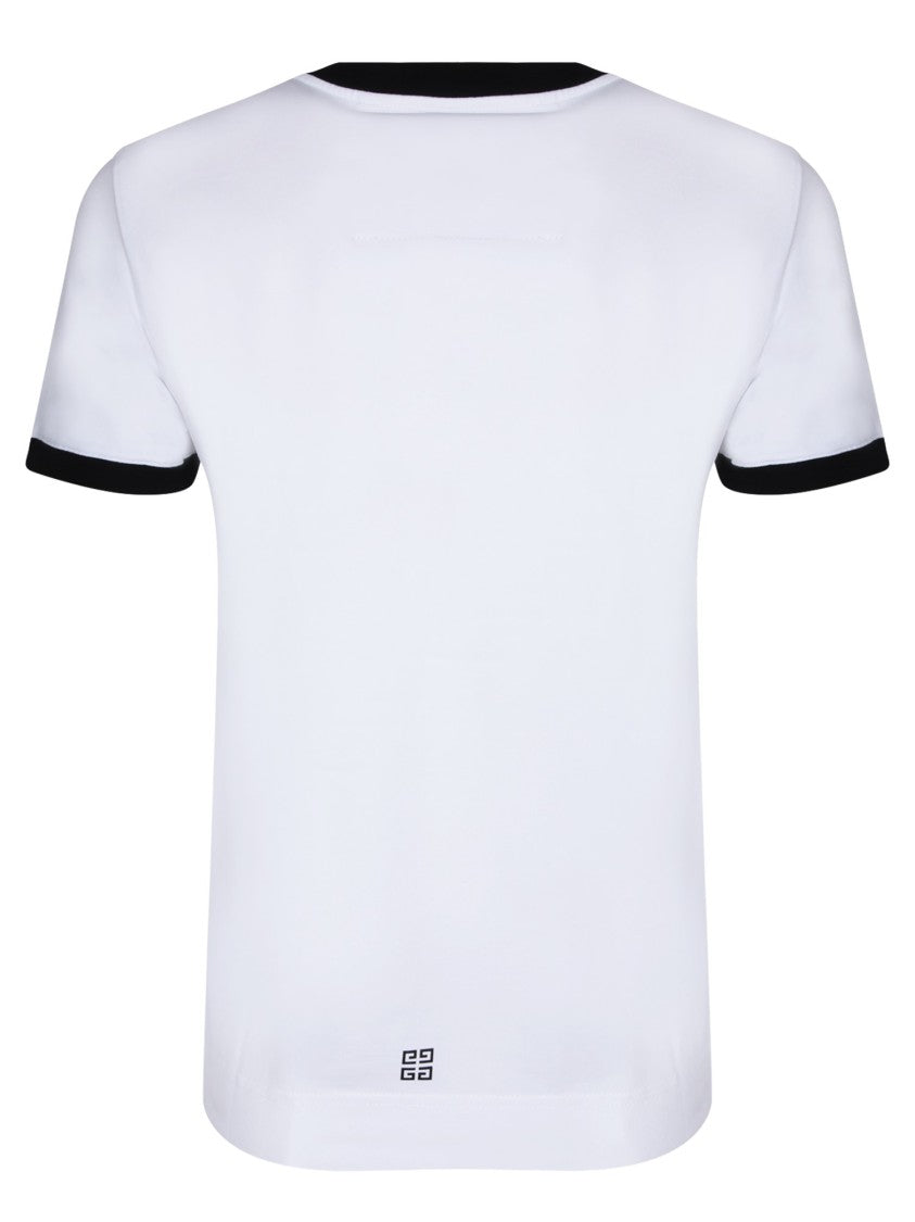 Givenchy Classic Logo T-Shirt With Contrast Trim And Comfortable Fit