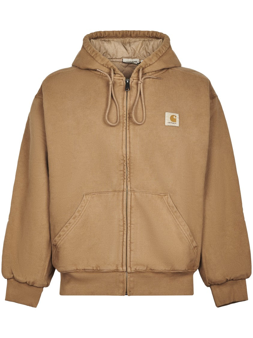 Carhartt Wip Hooded Vista Jacket Quilted Pocket Jacket