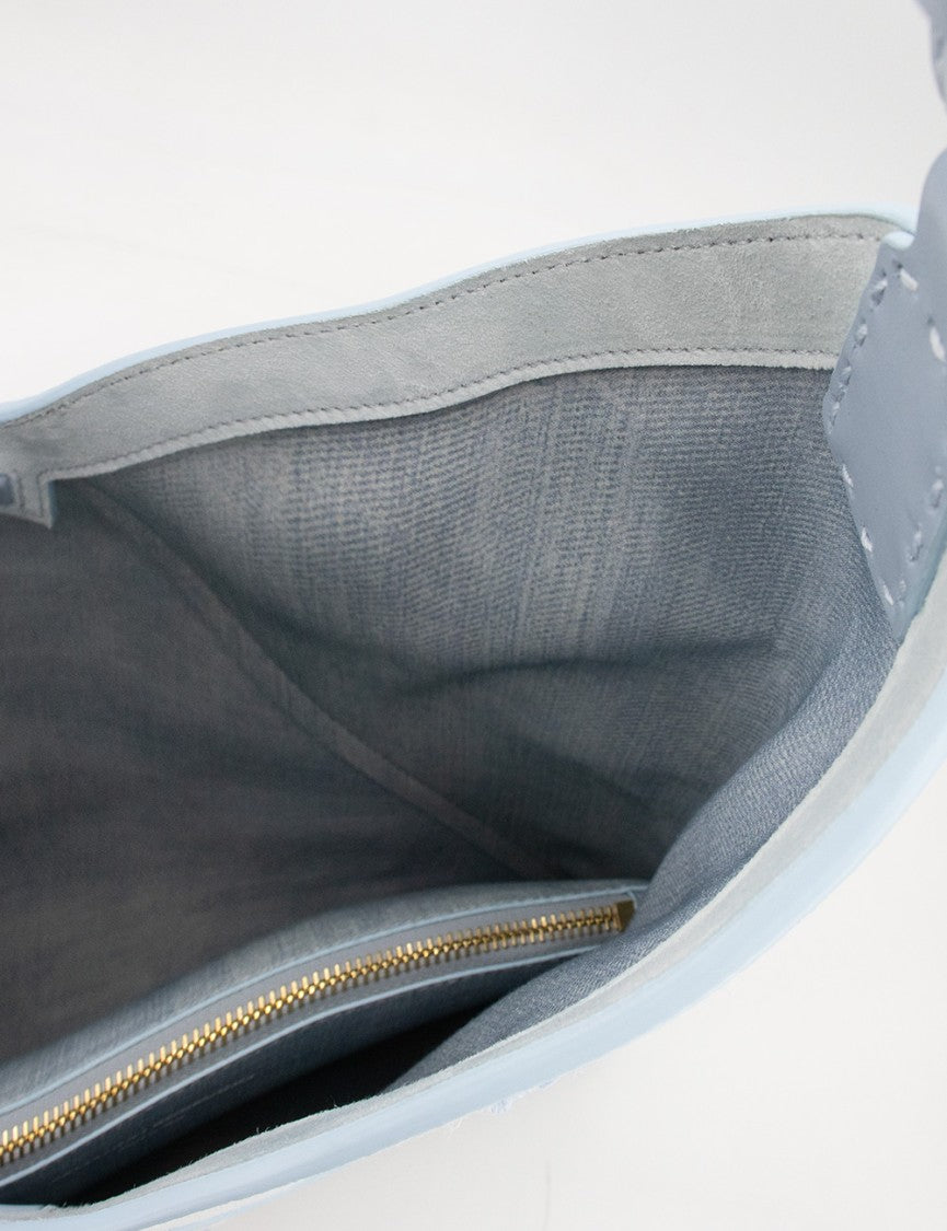 Ermanno Scervino Triangular Design Handbag With Chiffon Floral Embroidery