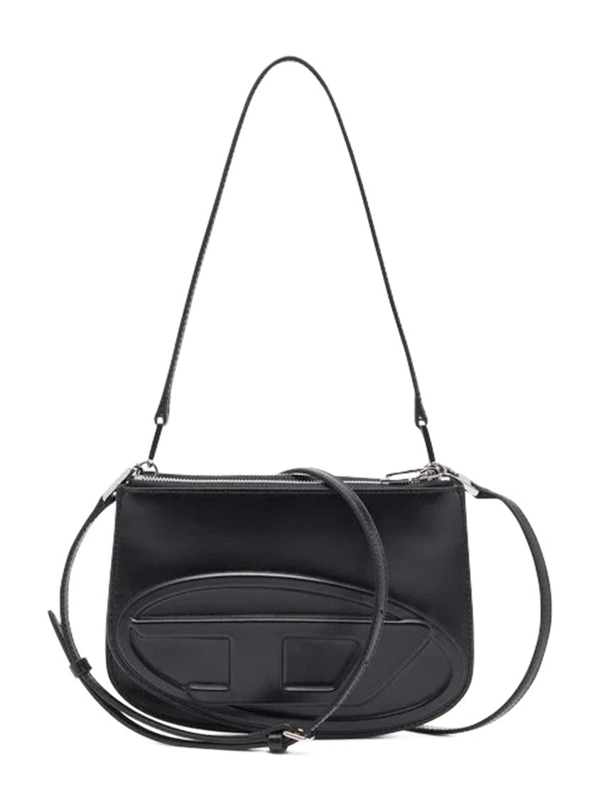 Diesel Black Minimalist Tote With Embossed Logo