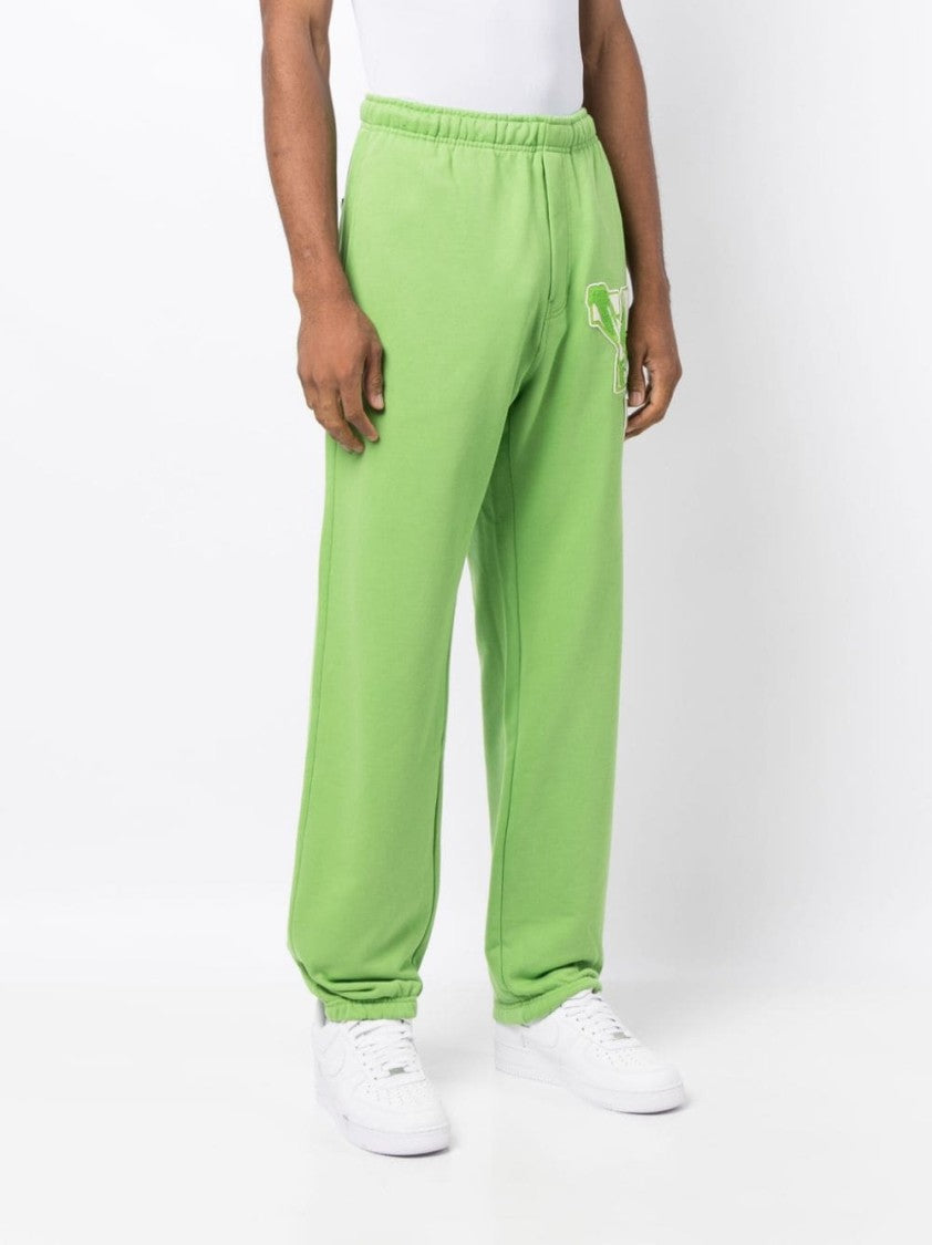 Y-3 Gfx Ft Logo-Patch Cotton Track Pants