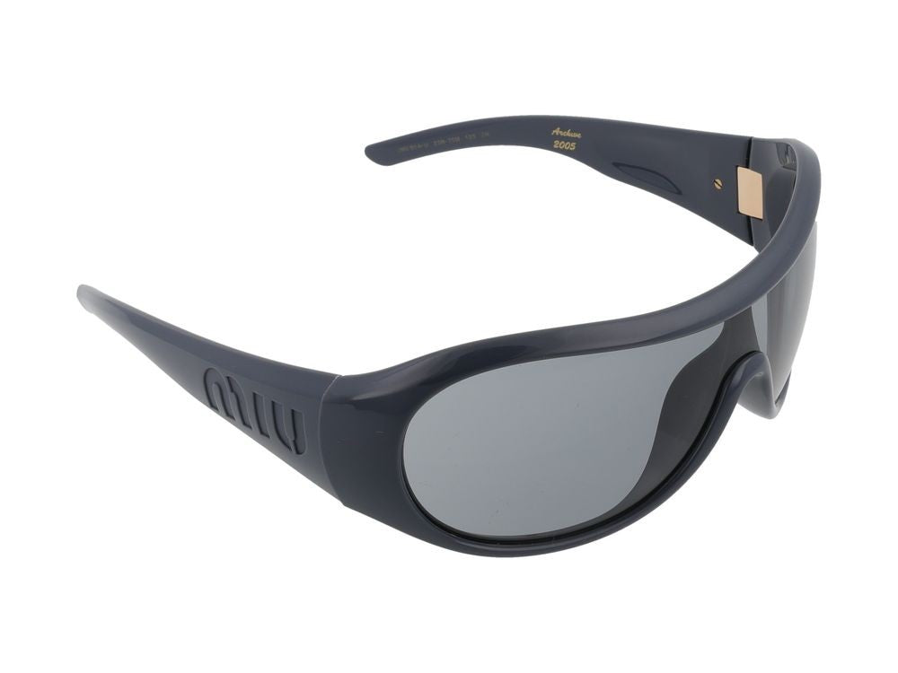 Miu Miu B14su Sole Propionate Shield Sunglasses