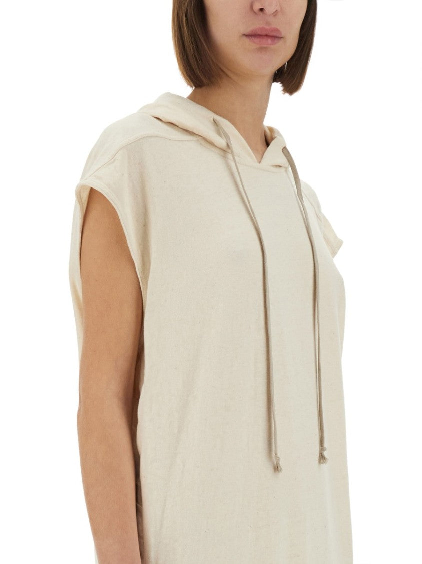 Drkshdw By Rick Owens Relaxed Maxi Dress With Hood