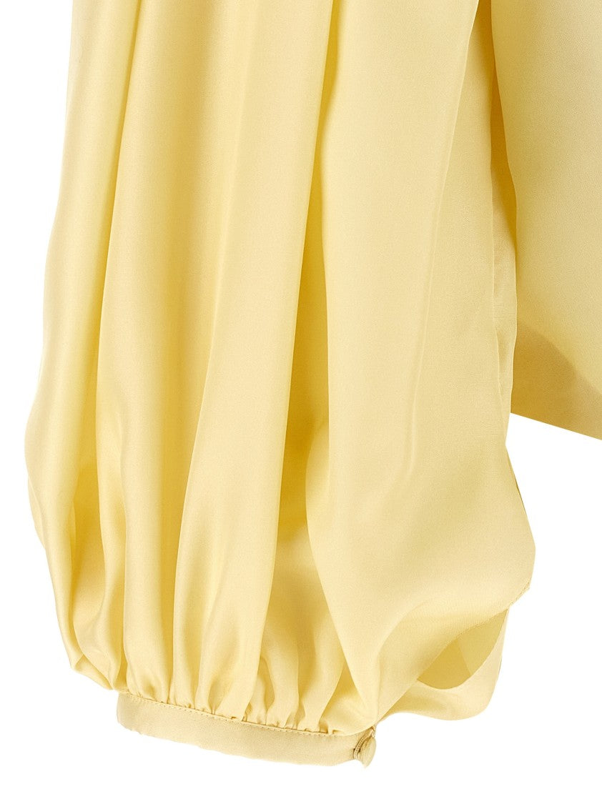 Chloé Crêpe De Chine Silk Draped Top