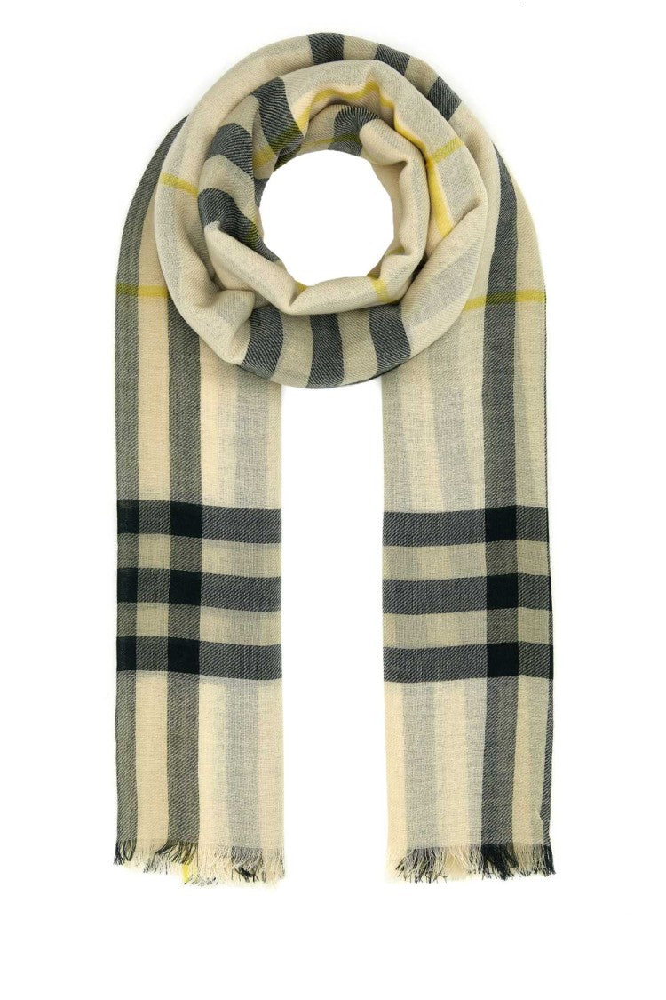 Burberry Embroidered Wool Scarf