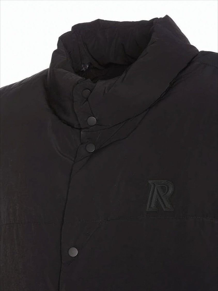 Represent Sleeveless Padded Vest With High Collar