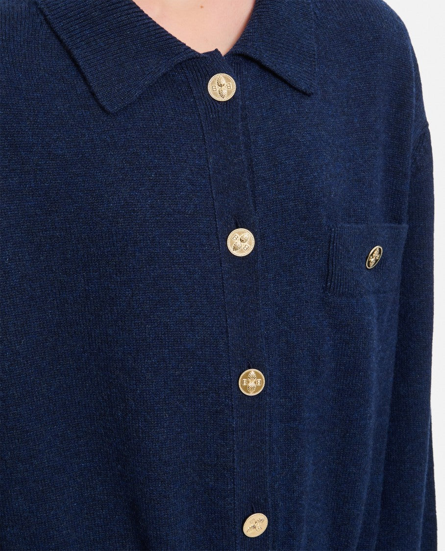 Barrie Cashmere Front Buttoned Jumpsuit