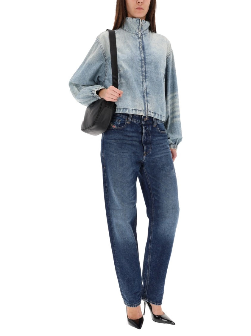 Diesel De-Flowye-S Cropped Denim Jacket
