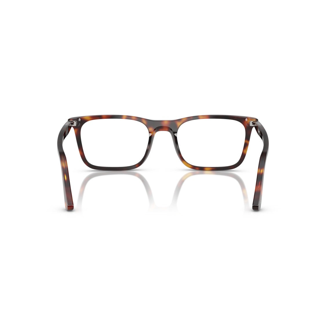 Persol 0Po3358v Tortoiseshell-Patterned Acetate Eyeglasses With Silver Accents