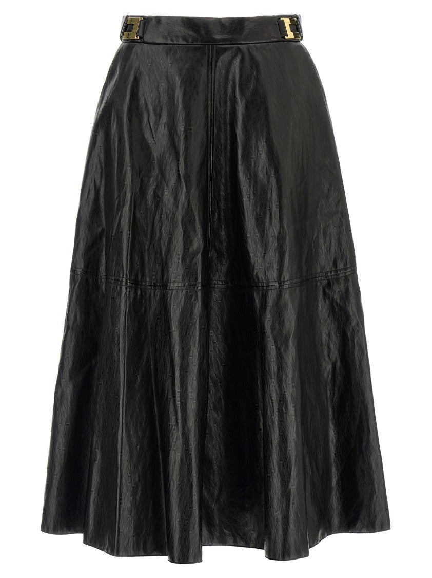 Elisabetta Franchi Craquelé Skirt