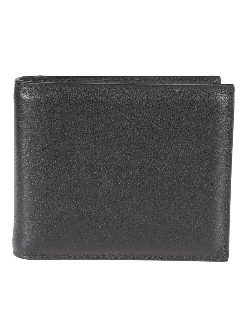 Givenchy Bi-Fold Leather Wallet With Logo Embossing