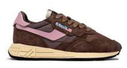 Autry Retro-Inspired Brown Suede Sneakers With Chunky Sole