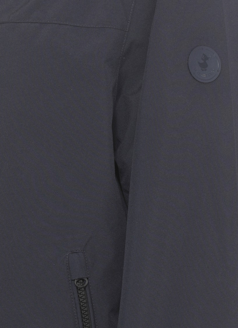 Save The Duck Blue Finlay Jacket Tech Fabric Jacket