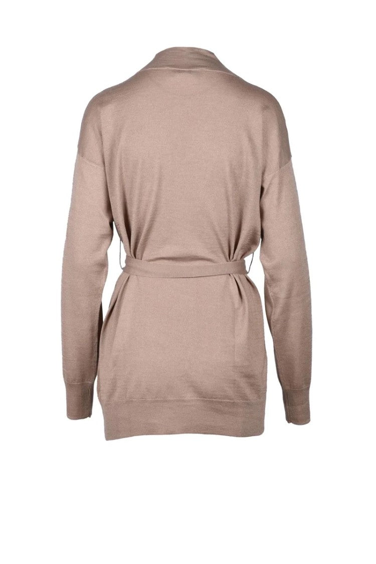 Wild Cashmere Silk Cashmere Cardigan - Taupe