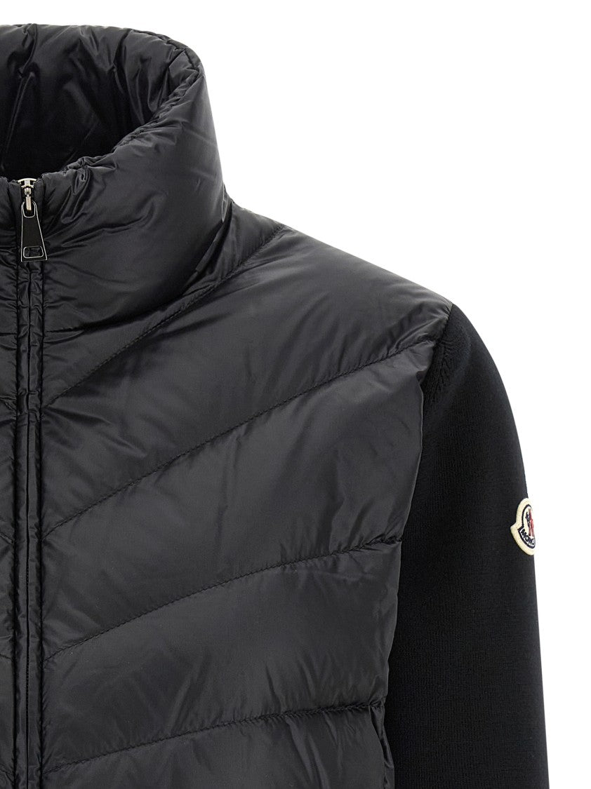 Moncler Tricot Sleeve Down Jacket