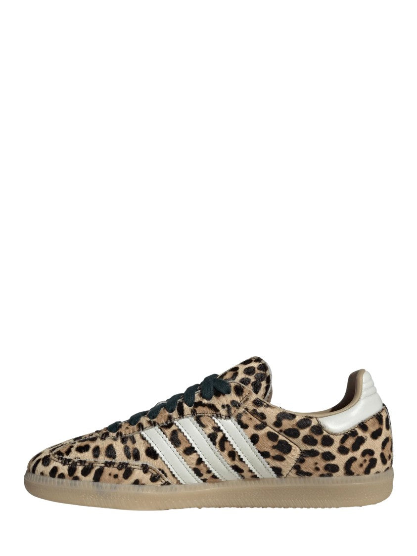 Adidas Multicolor Leopard Suede Samba Sneakers