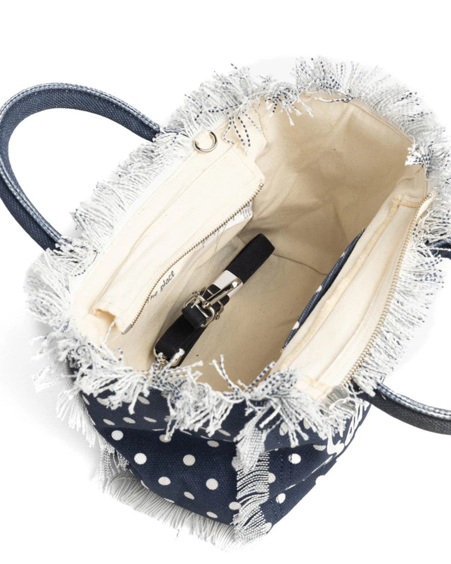Mc2 Saint Barth Medium Tote Bag In Durable Cotton Canvas