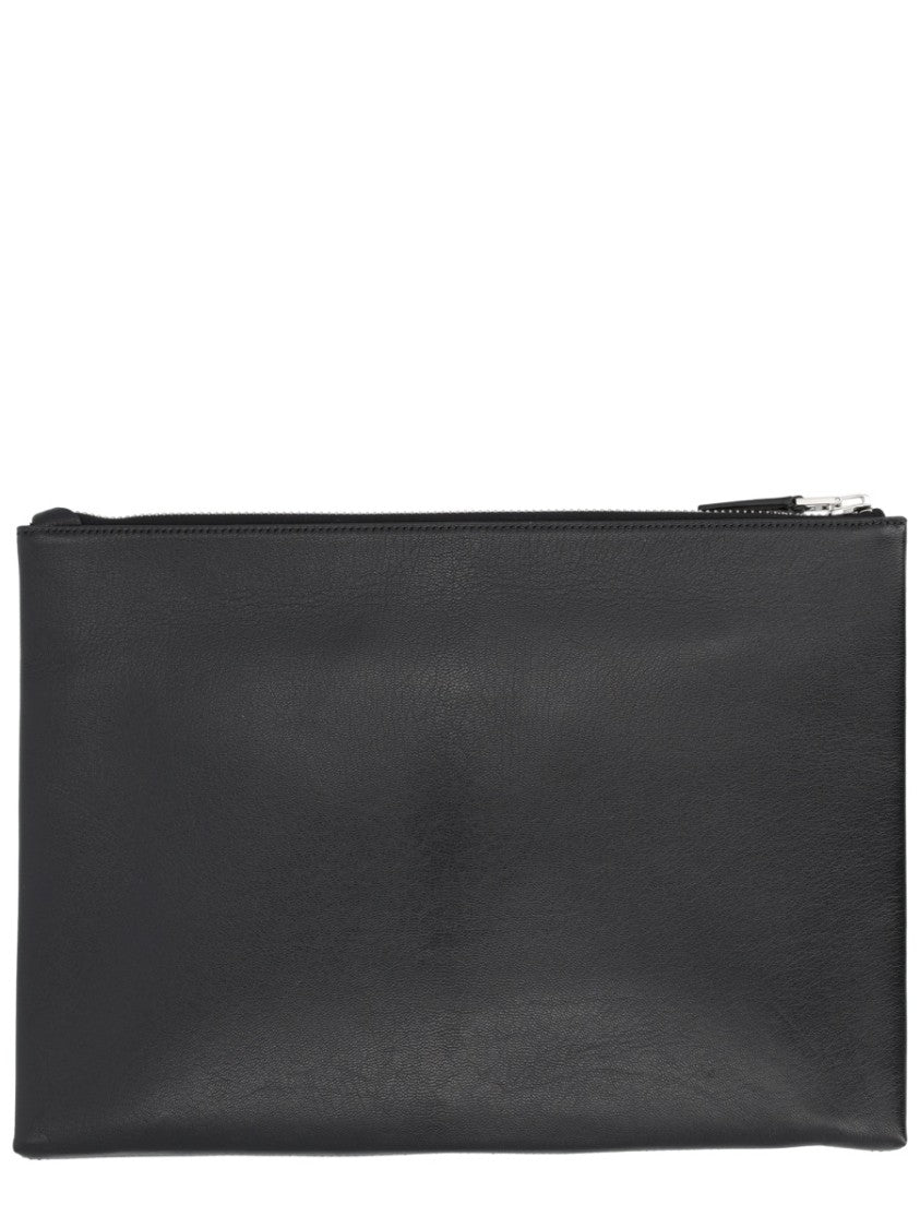 Tom Ford Leather Minimalist Zippered Clutch