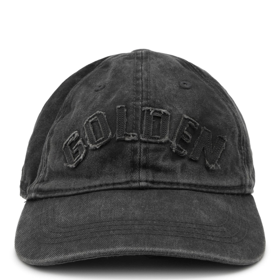 Golden Goose Anthracite Cotton Baseball Cap Hat