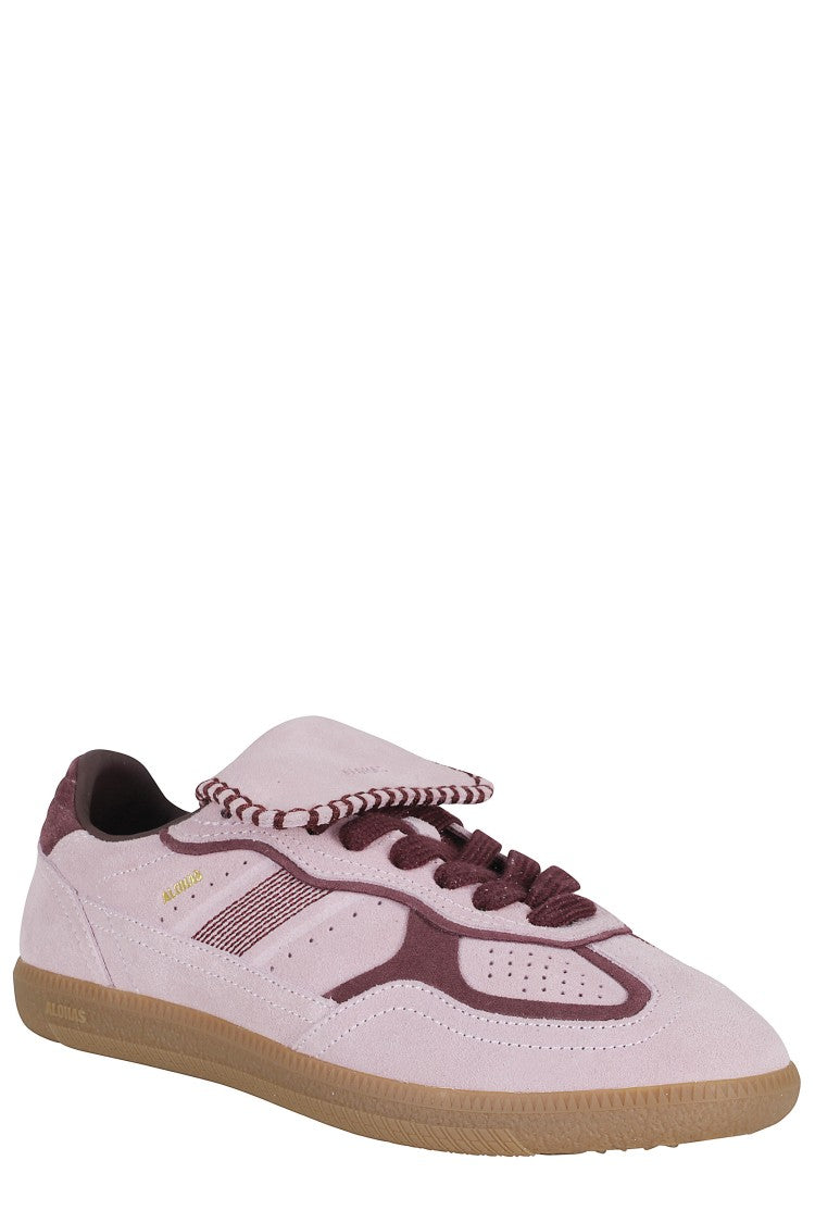 Alohas Pink Club Suede Laced Sneakers