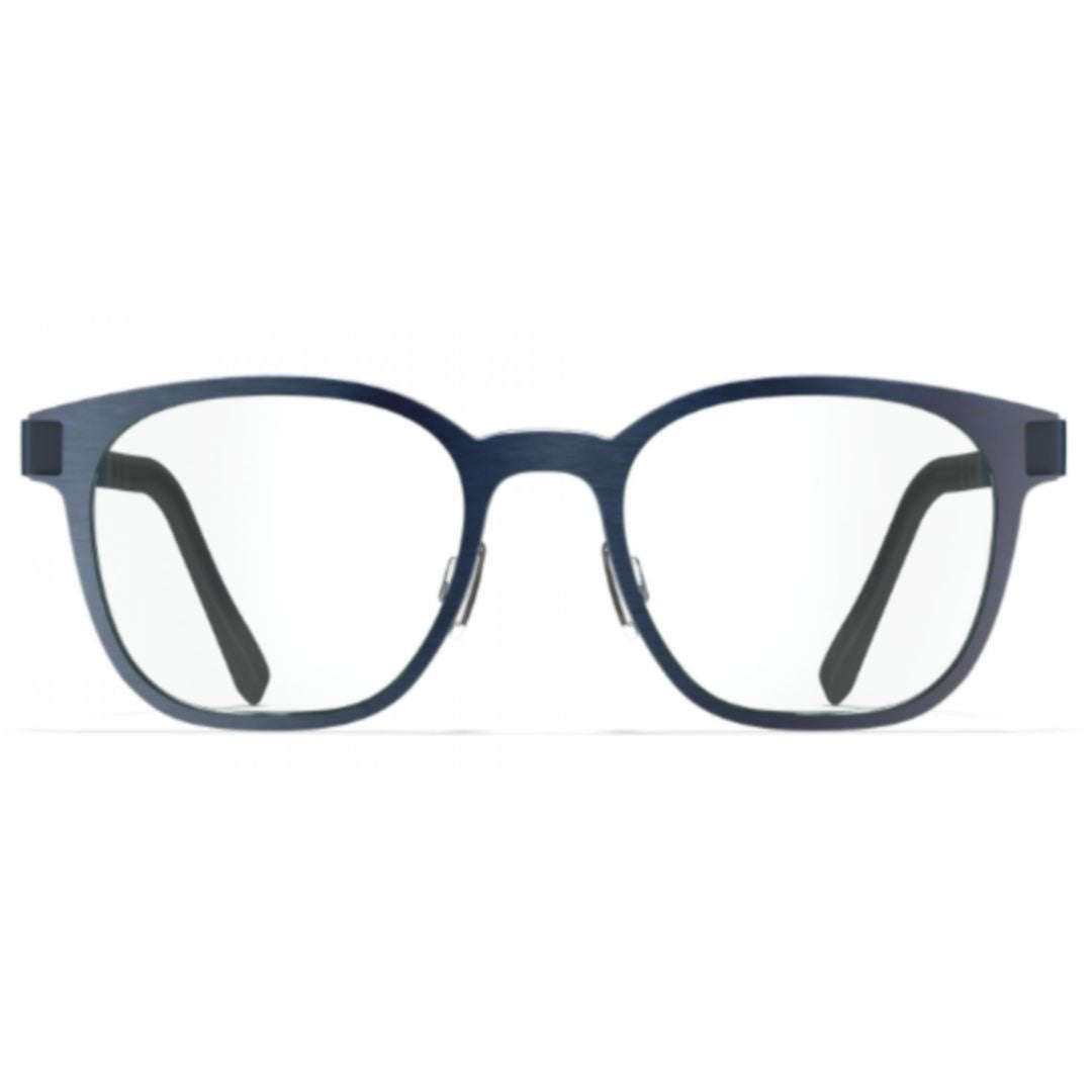Blackfin Bf1025 Seward Square Frame Titanium Eyeglasses With Adjustable Nose Pads