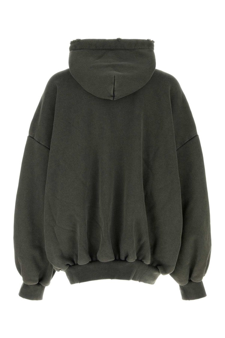 Miharayasuhiro Charcoal Cotton Oversize Sweatshirt